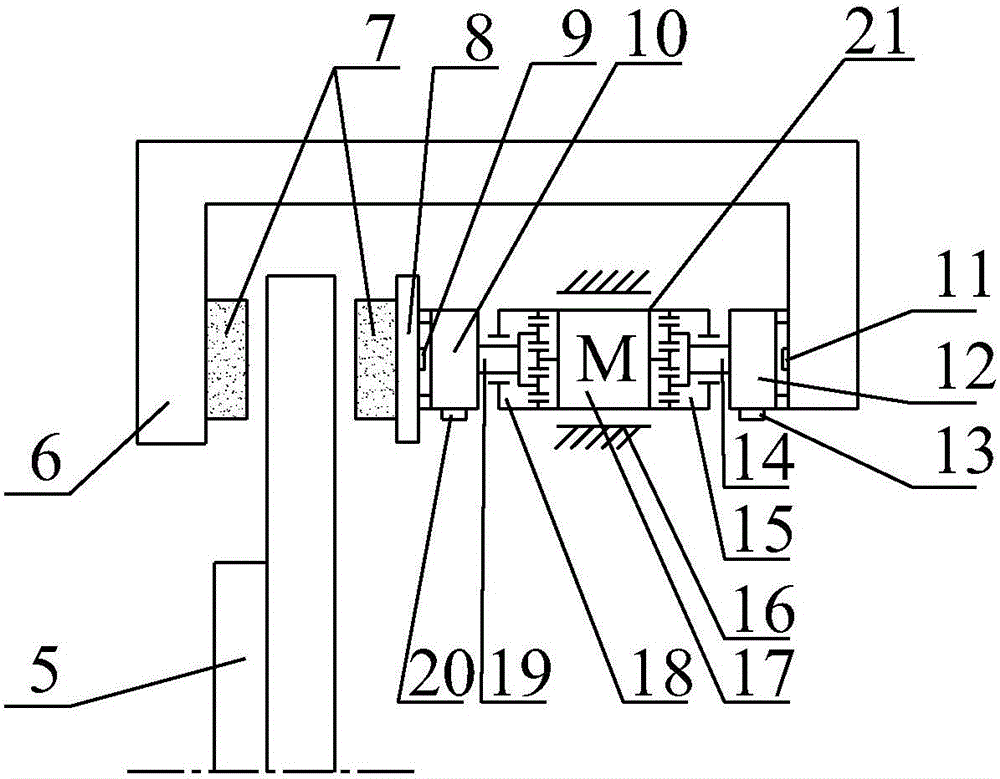 Double-motor brake actuation mechanism of vehicle decoupling distribution brake system