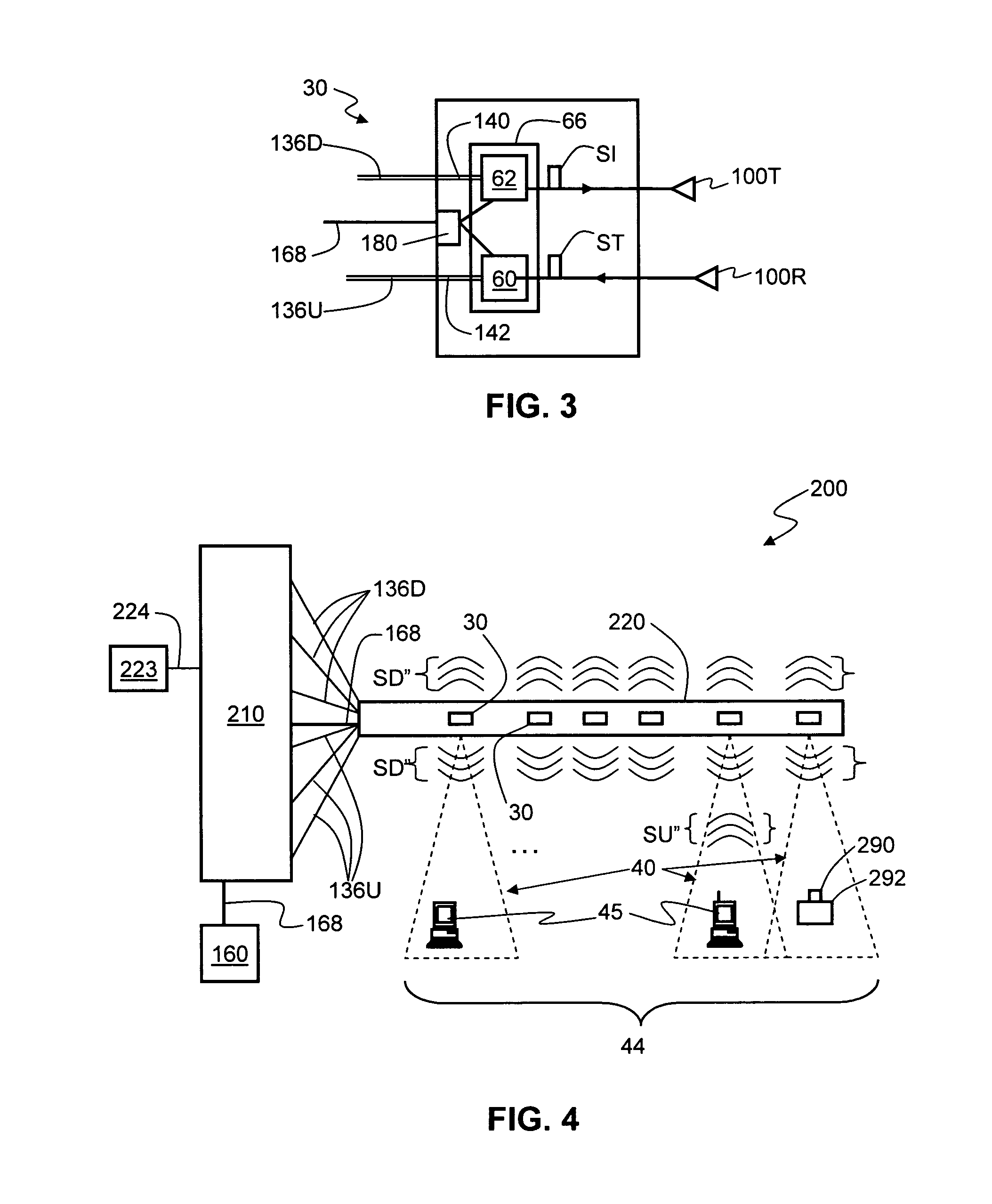 Radio-over-fiber (RoF) wireless picocellular system with combined picocells