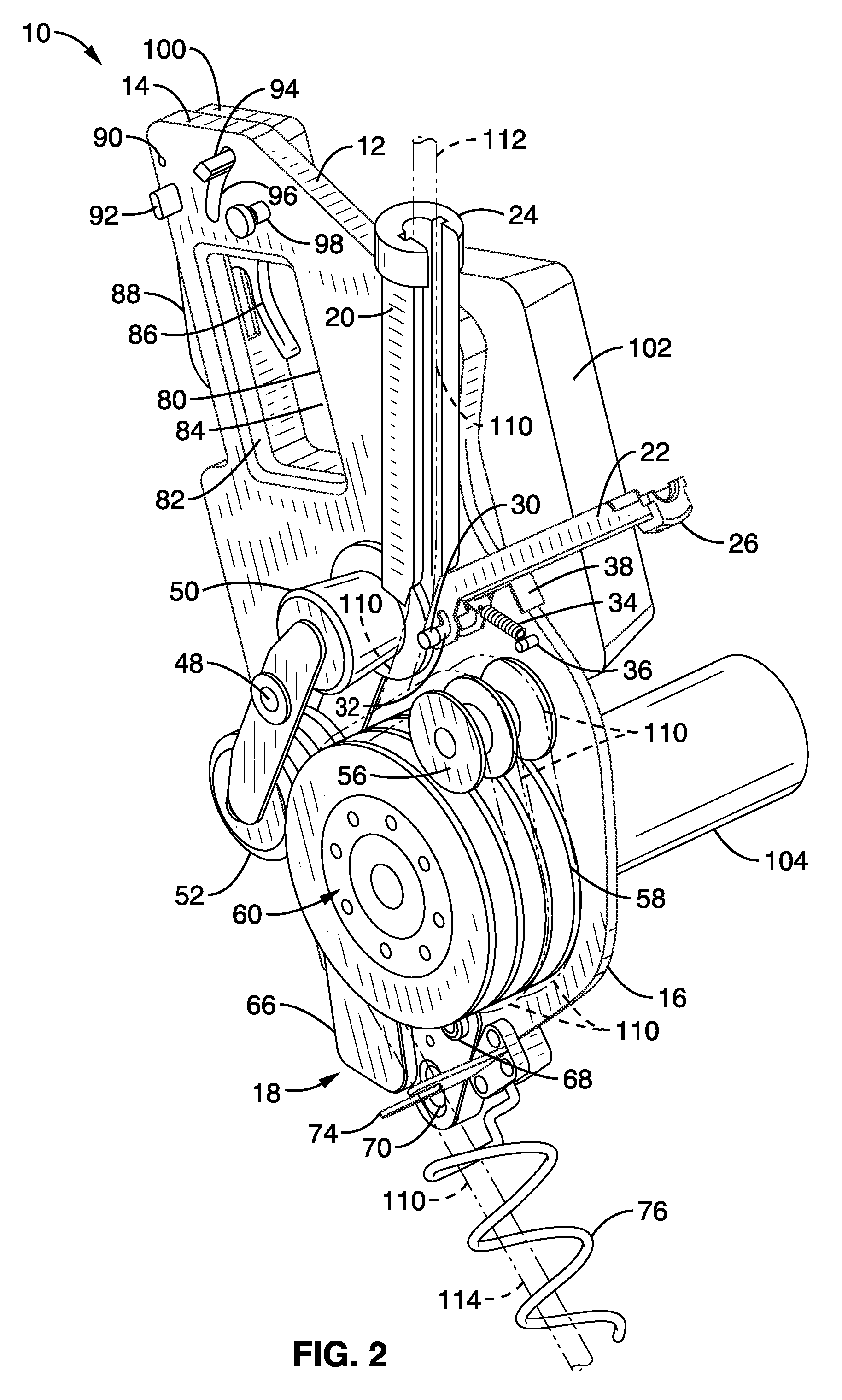 Powered personnel ascender