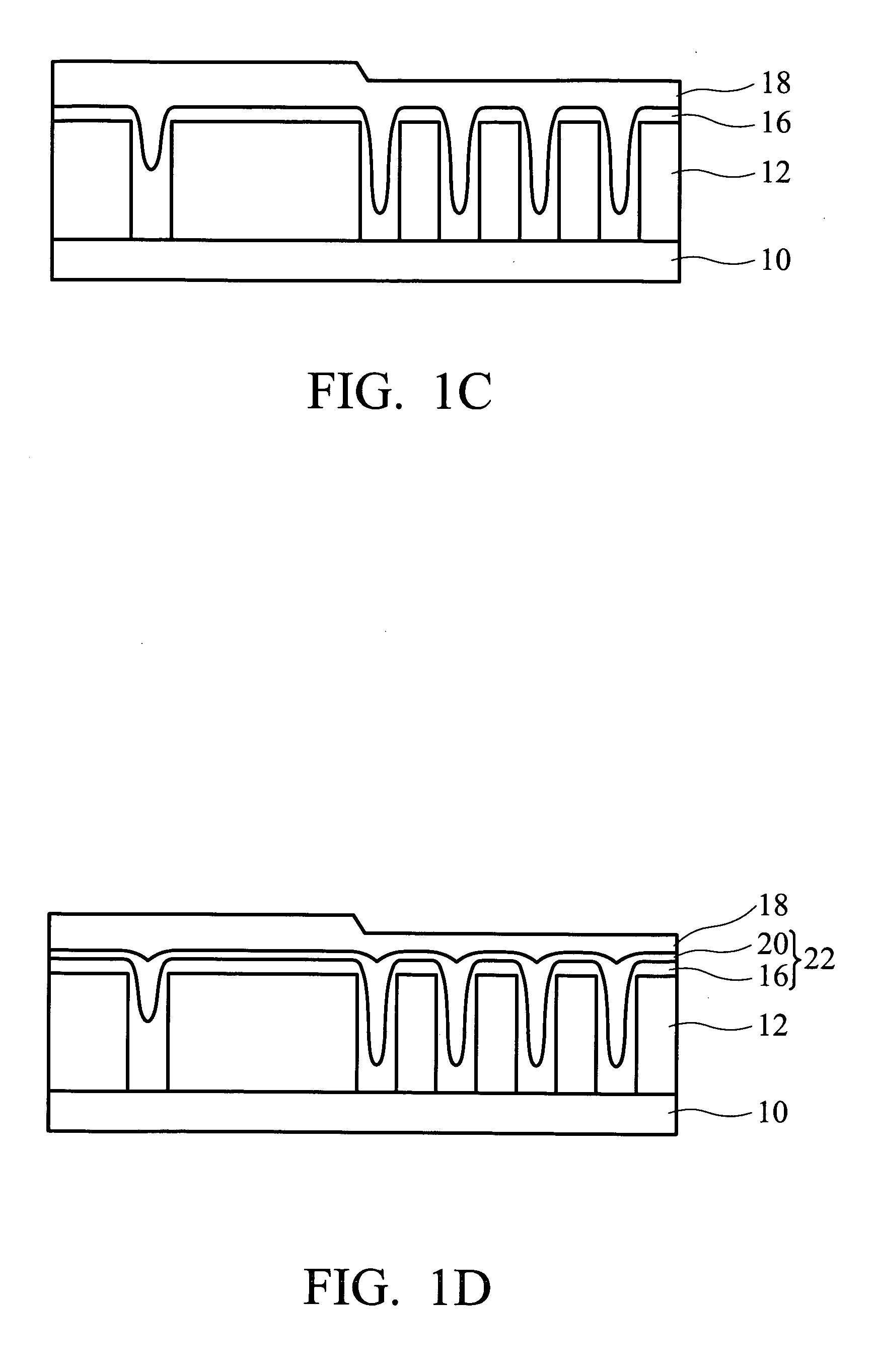 Method of improving via filling uniformity in isolated and dense via-pattern regions