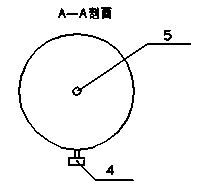 Method for carrying out synchronous nitrification treatment and denitrification treatment on percolate by using mineralized refuse reaction bed