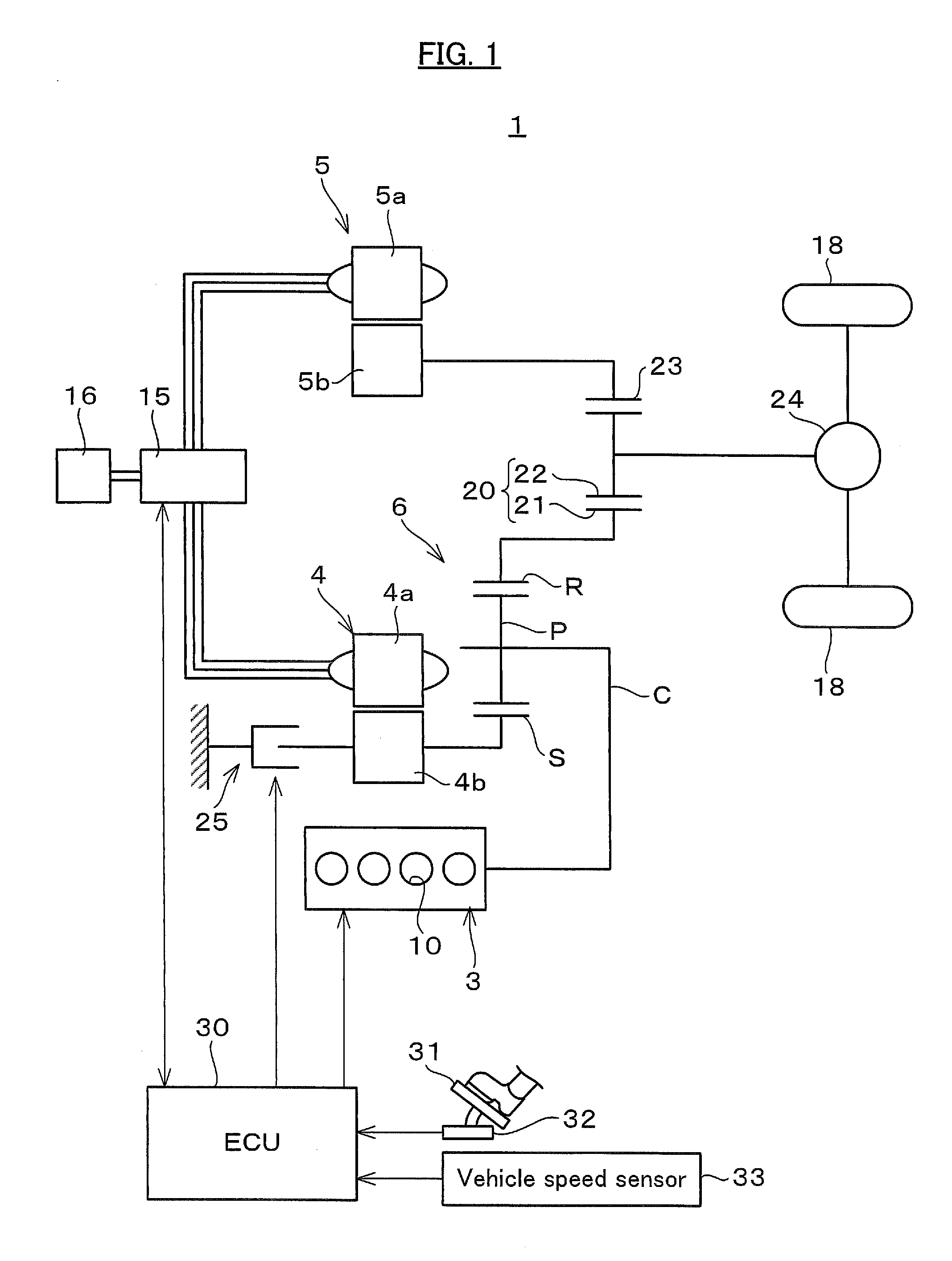 Control device for hybrid vehicle