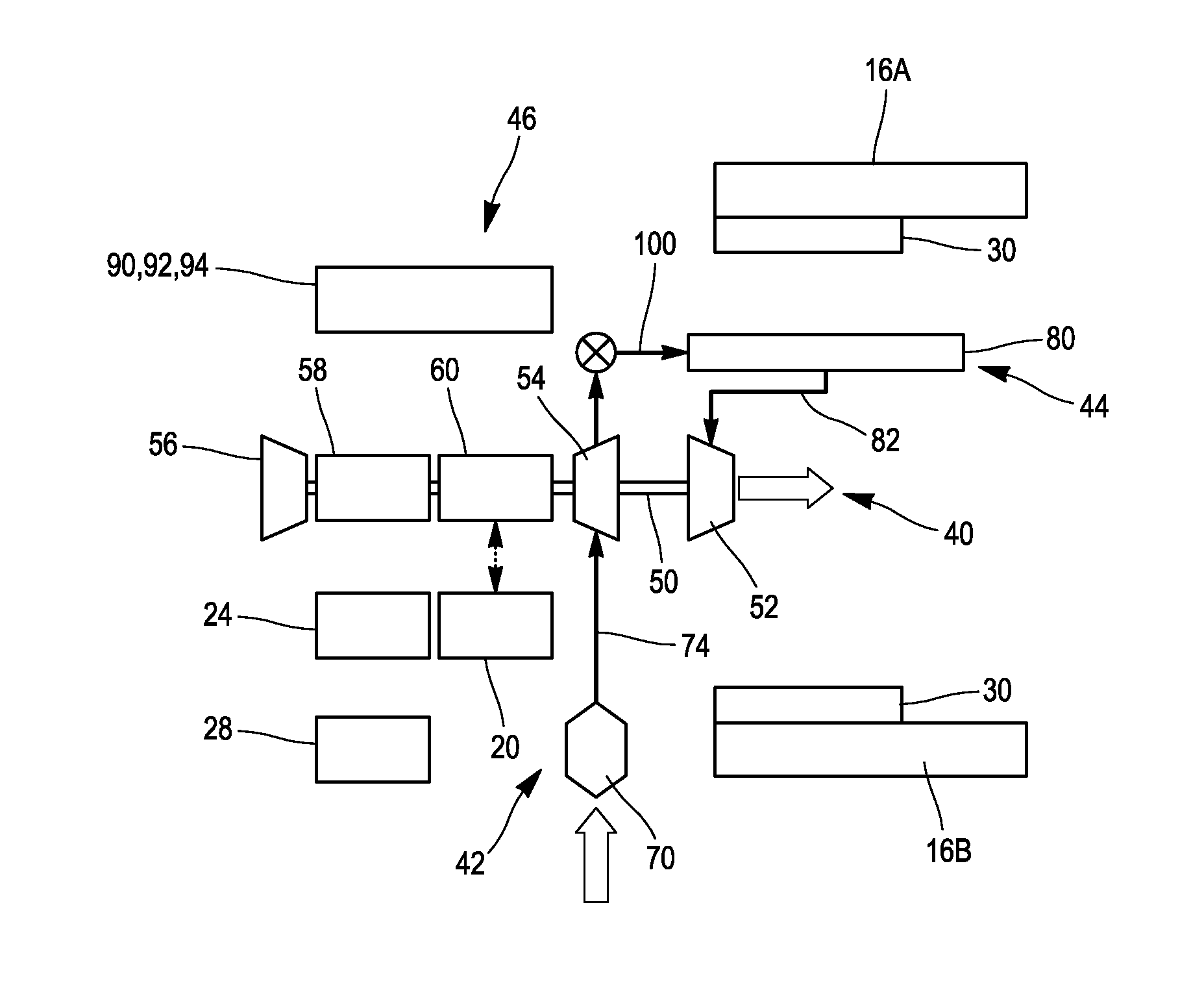 Autonomous electricity production and conditioning system for an aircraft, associated aircraft and method