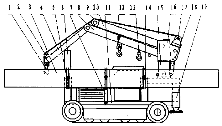 Pipe suspension transferring machine