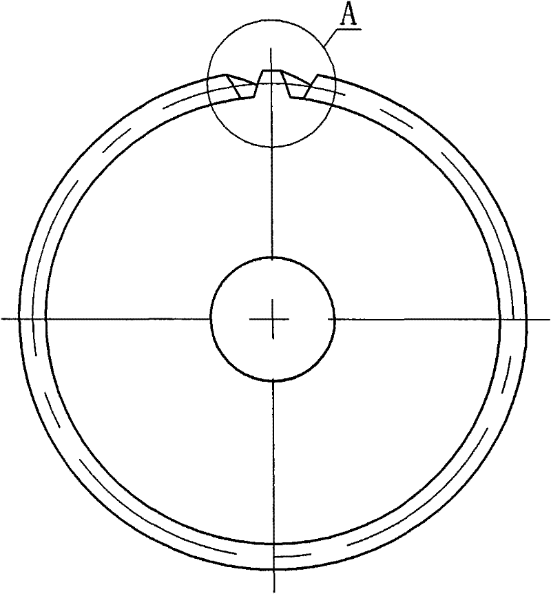 Single-side edge tooth cutting tool for cylindrical gear