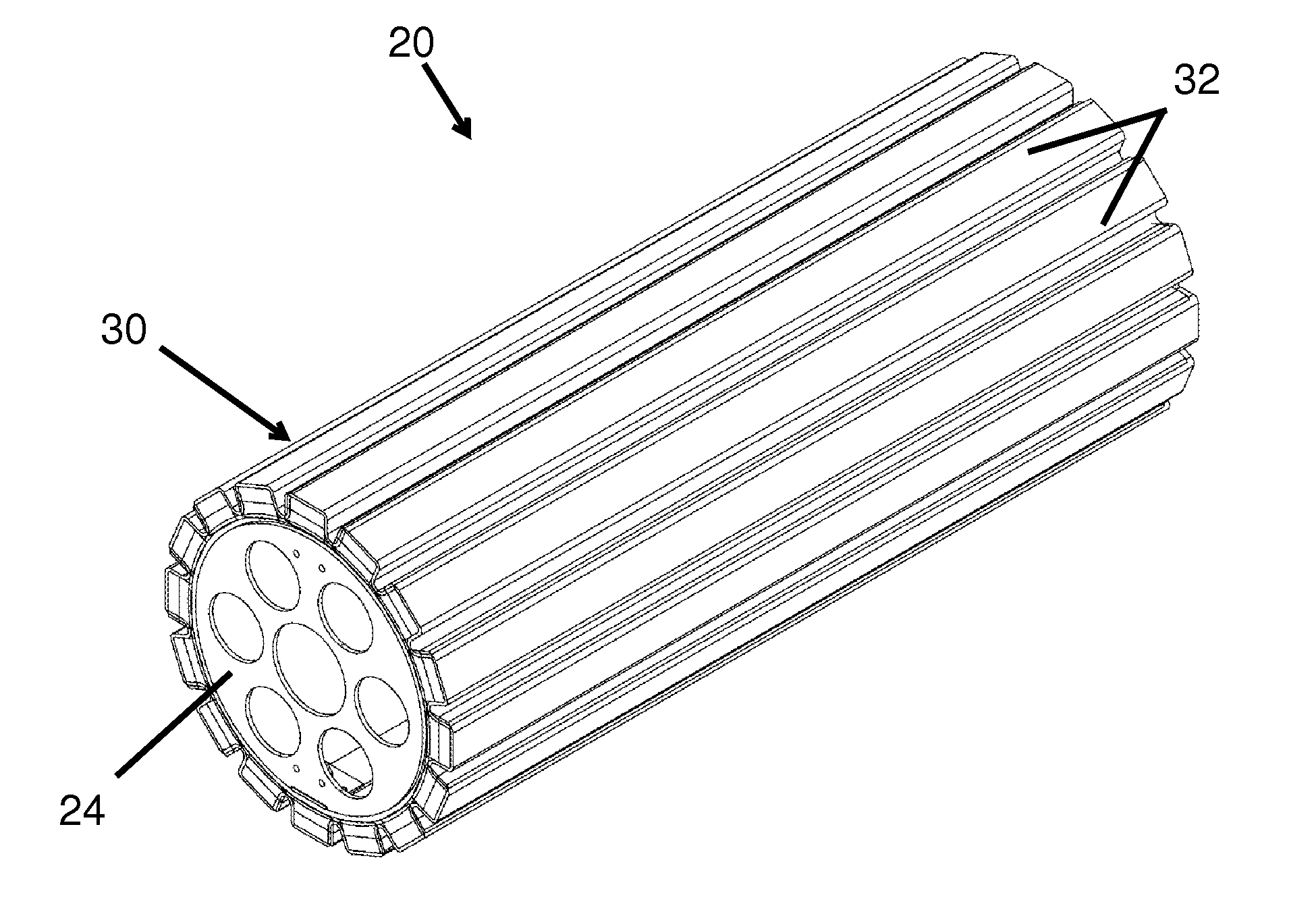 Portable massage roller