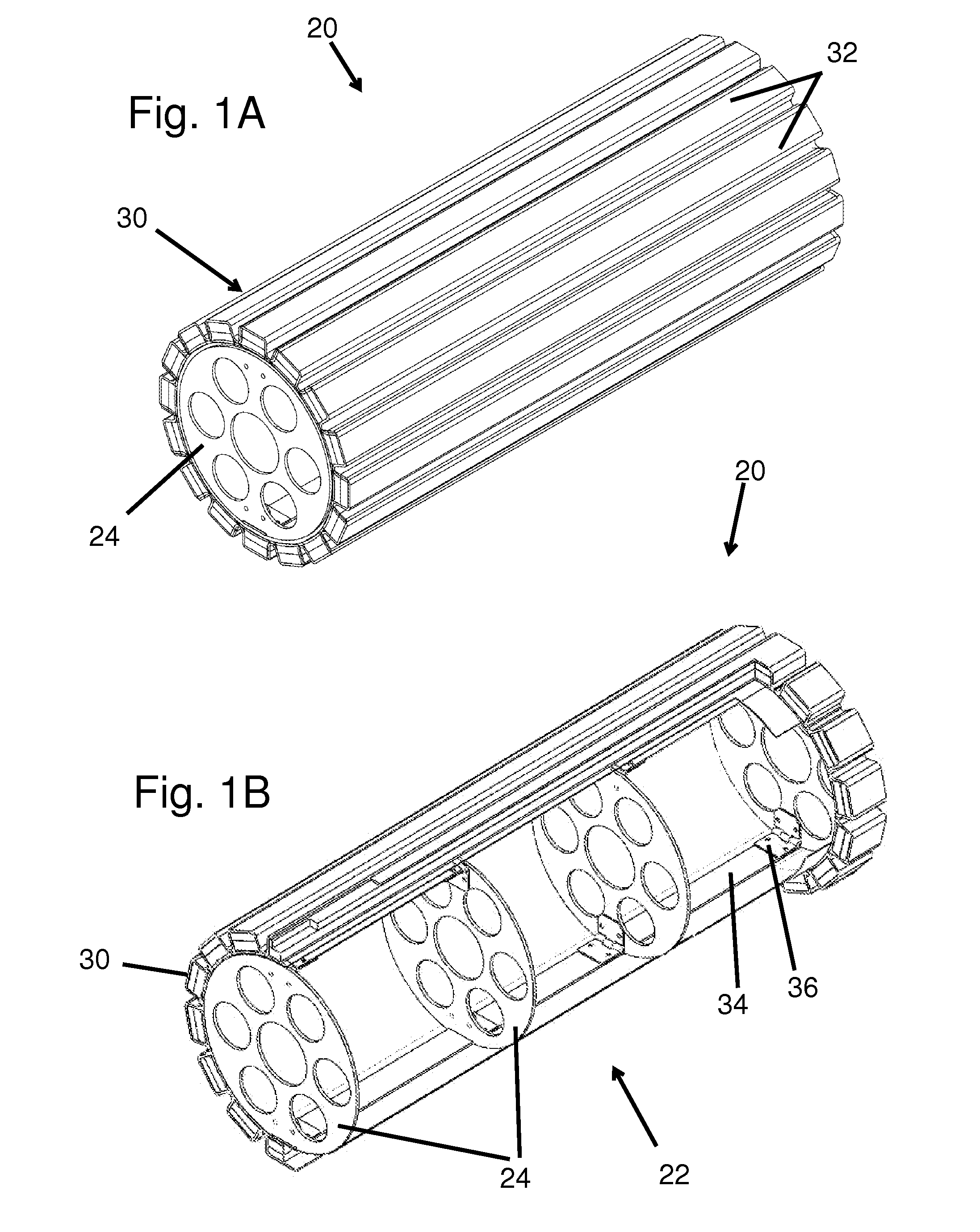 Portable massage roller