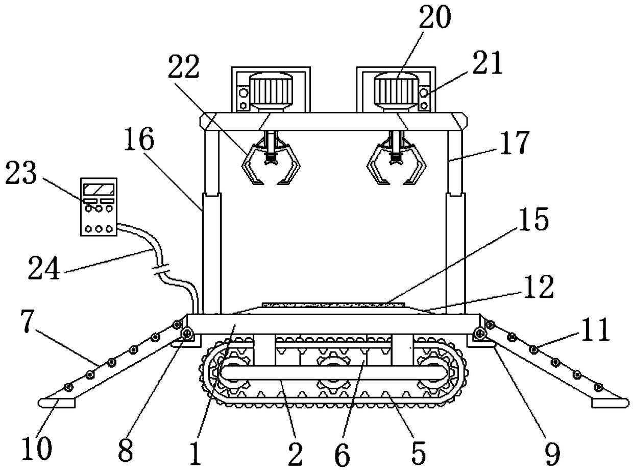 Mounting device for electromechanical equipment convenient for outdoor use