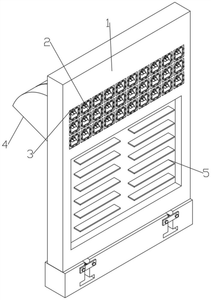 A bridge noise barrier