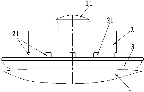 Anti-splashing oil-water collection device of cooking pressure cooker