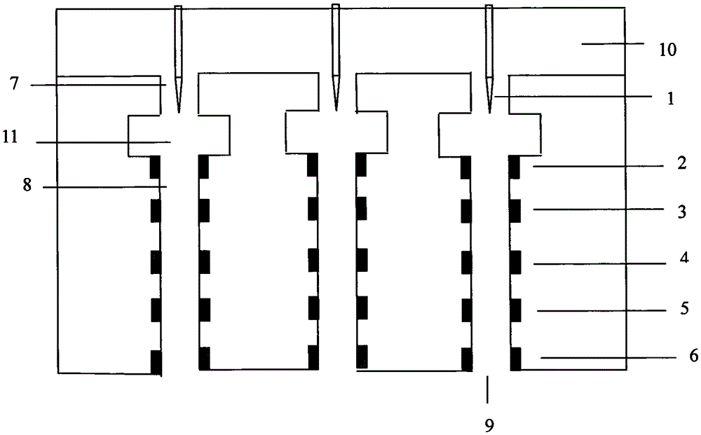 Electrofluid ink jet printing spray in array and logic control method