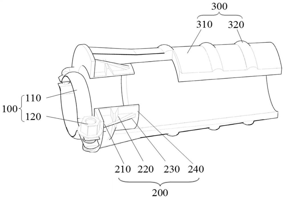 Grouting stopping method for grouting tail end of steel pipe