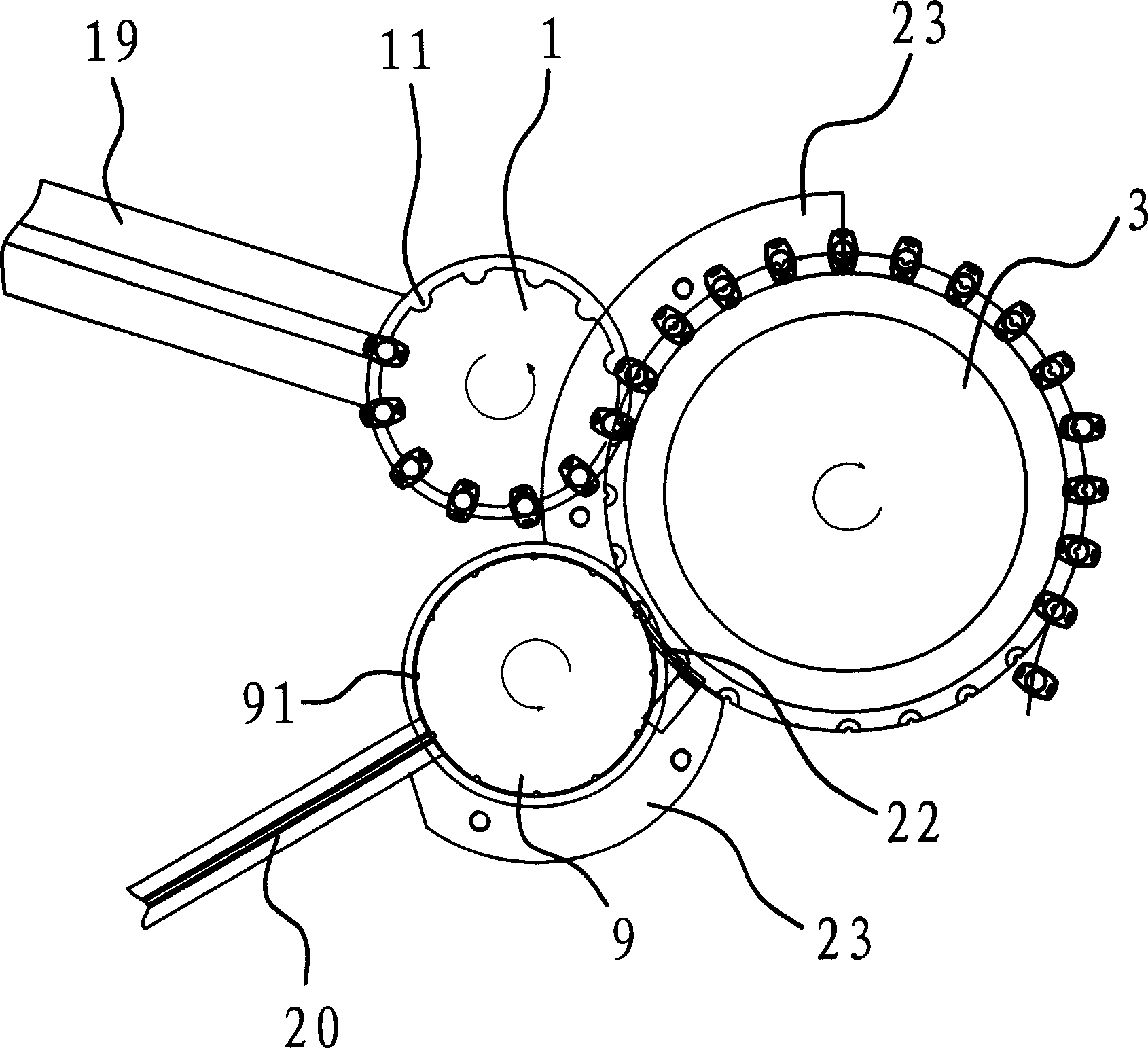 Assembling unit of safety self-destruction syringe assembling machine