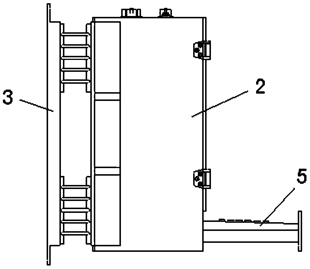 A kind of ship-used wall-mounted integrated computer and its assembly and strengthening method