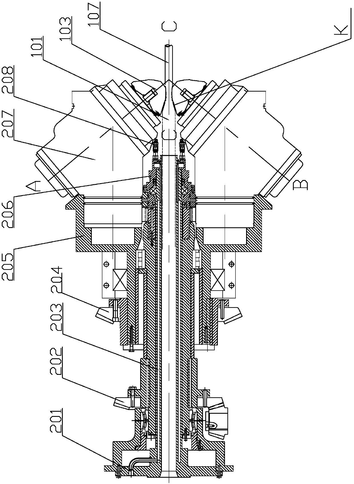 A cooling method for a planetary pipe mill