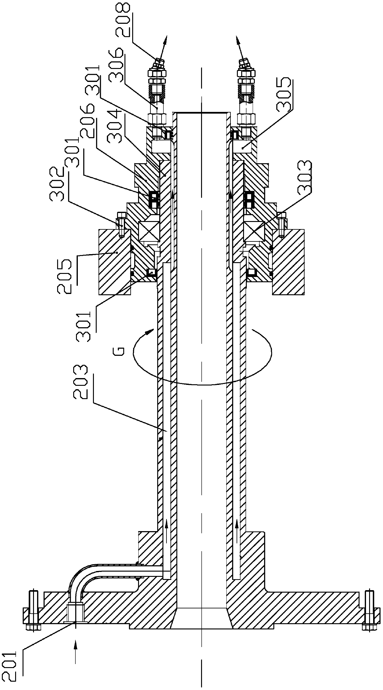 A cooling method for a planetary pipe mill