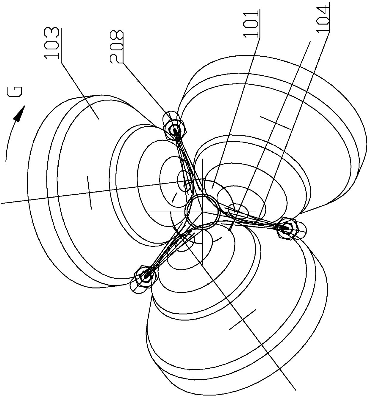 A cooling method for a planetary pipe mill