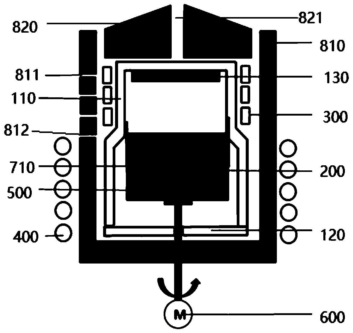 Preparation device and application of silicon carbide single crystal