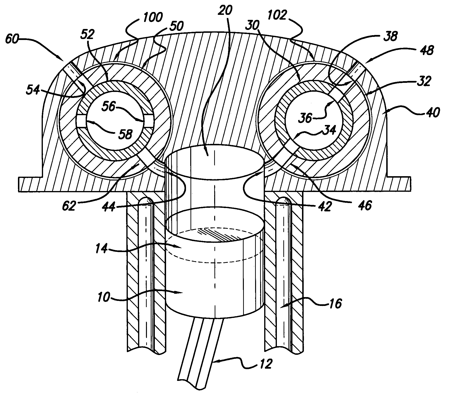 Slotted cylindrical tube rotary valve assembly