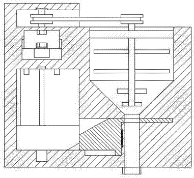 Automatic stirring and feeding equipment for pig farm