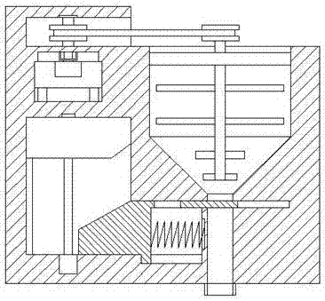 Automatic stirring and feeding equipment for pig farm