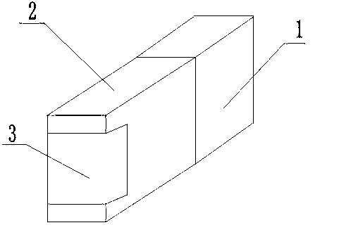 Low-heat-conduction multi-layer mullite brick and preparation method thereof