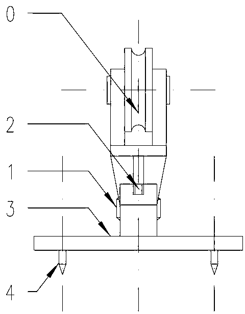 Multifunctional steel wire rapid moving calibration bar