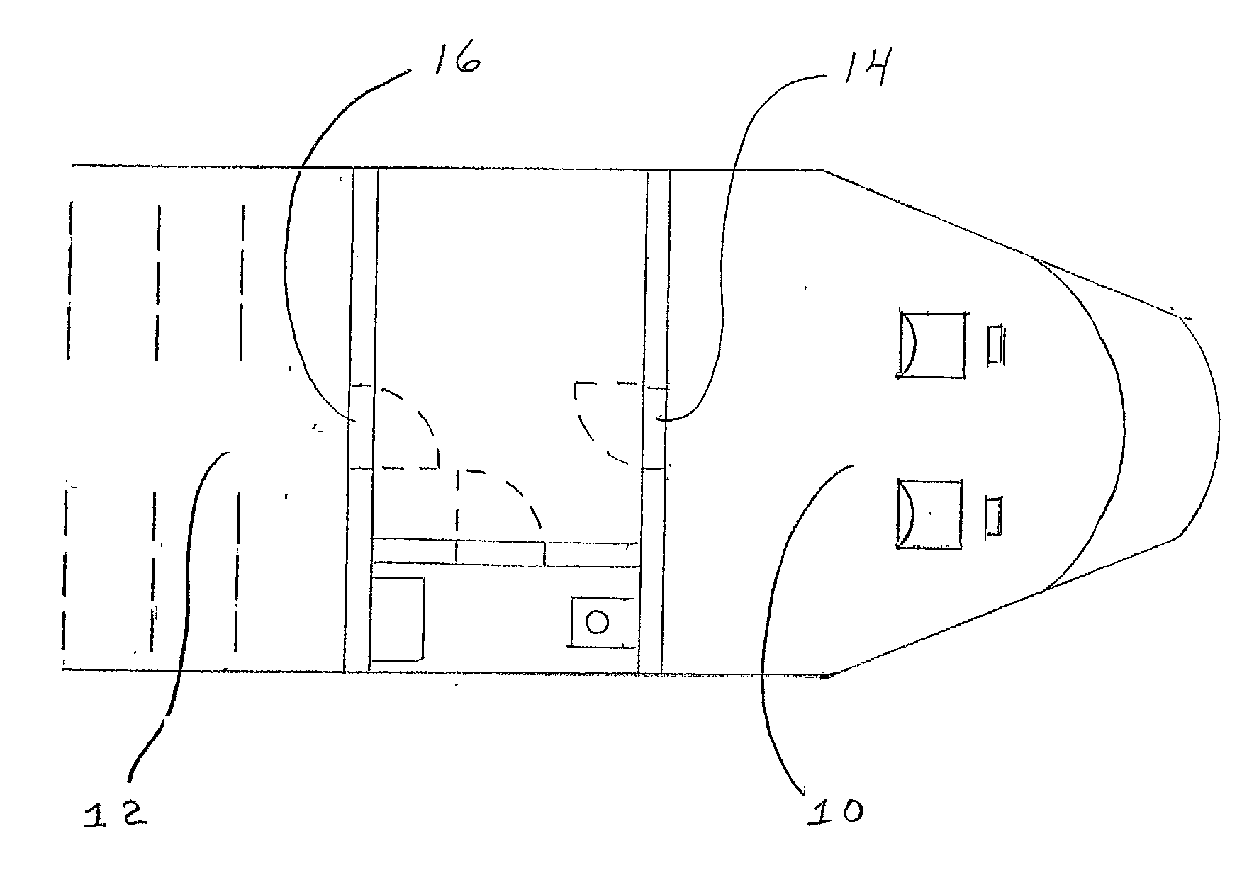 Protective shield for aircraft cockpit crew