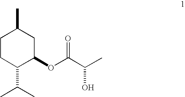 Menthyl lactate process