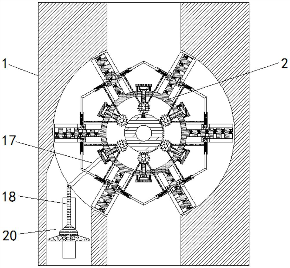 Domestic sewage treatment device capable of collecting solid garbage and saving water resources