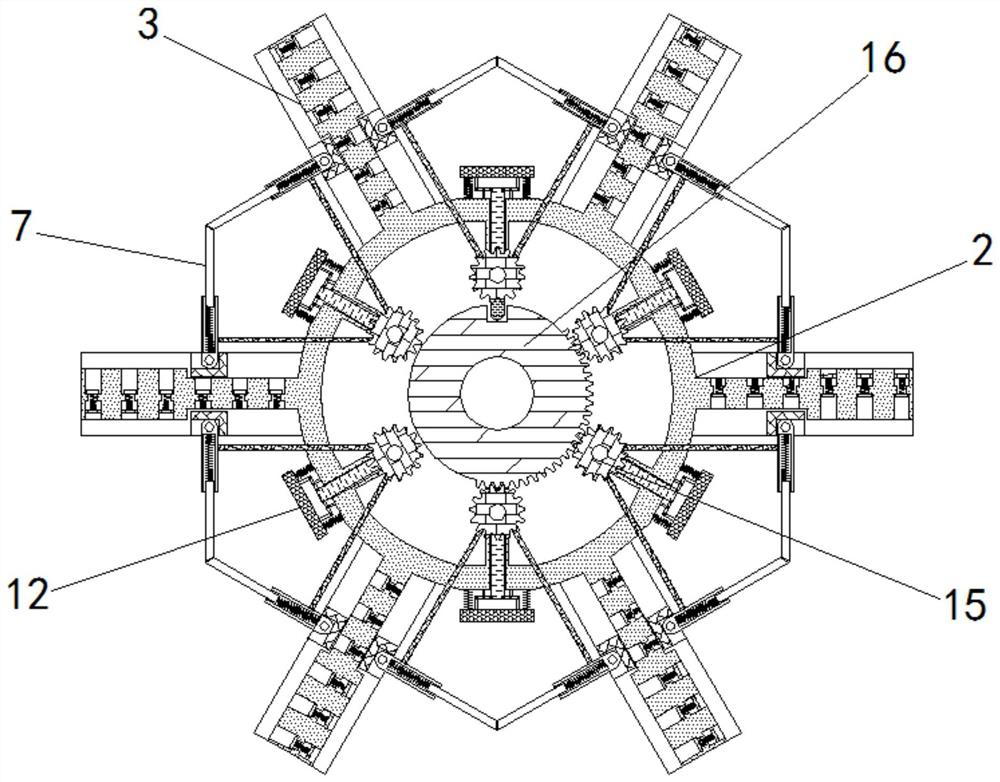 Domestic sewage treatment device capable of collecting solid garbage and saving water resources