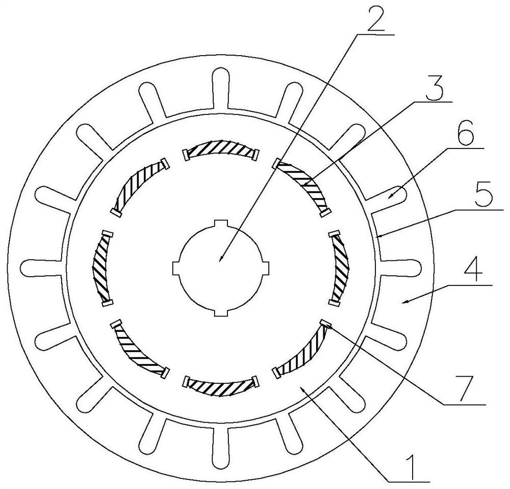 High-temperature-resistant and hydrogen-resistant samarium-cobalt permanent magnet motor