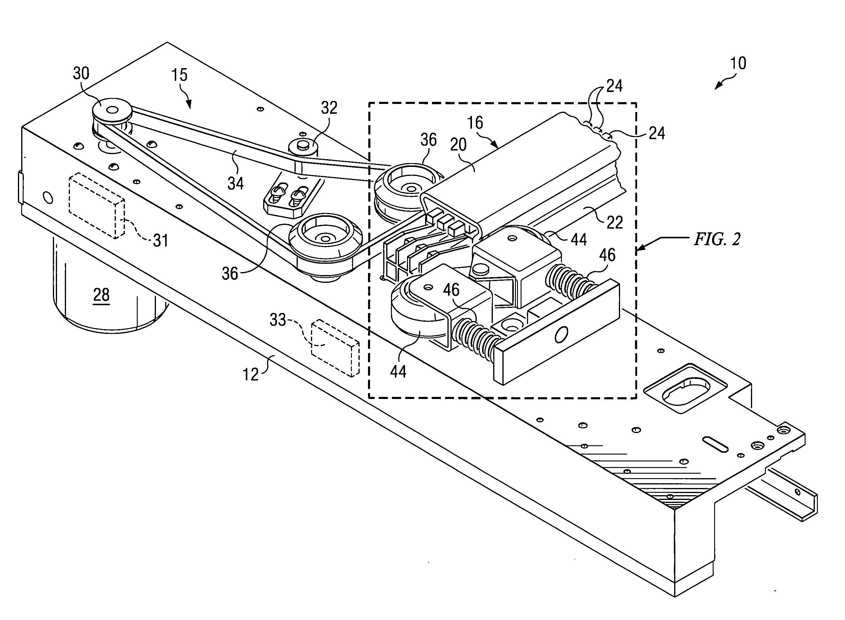 System and apparatus for driving a track mounted robot