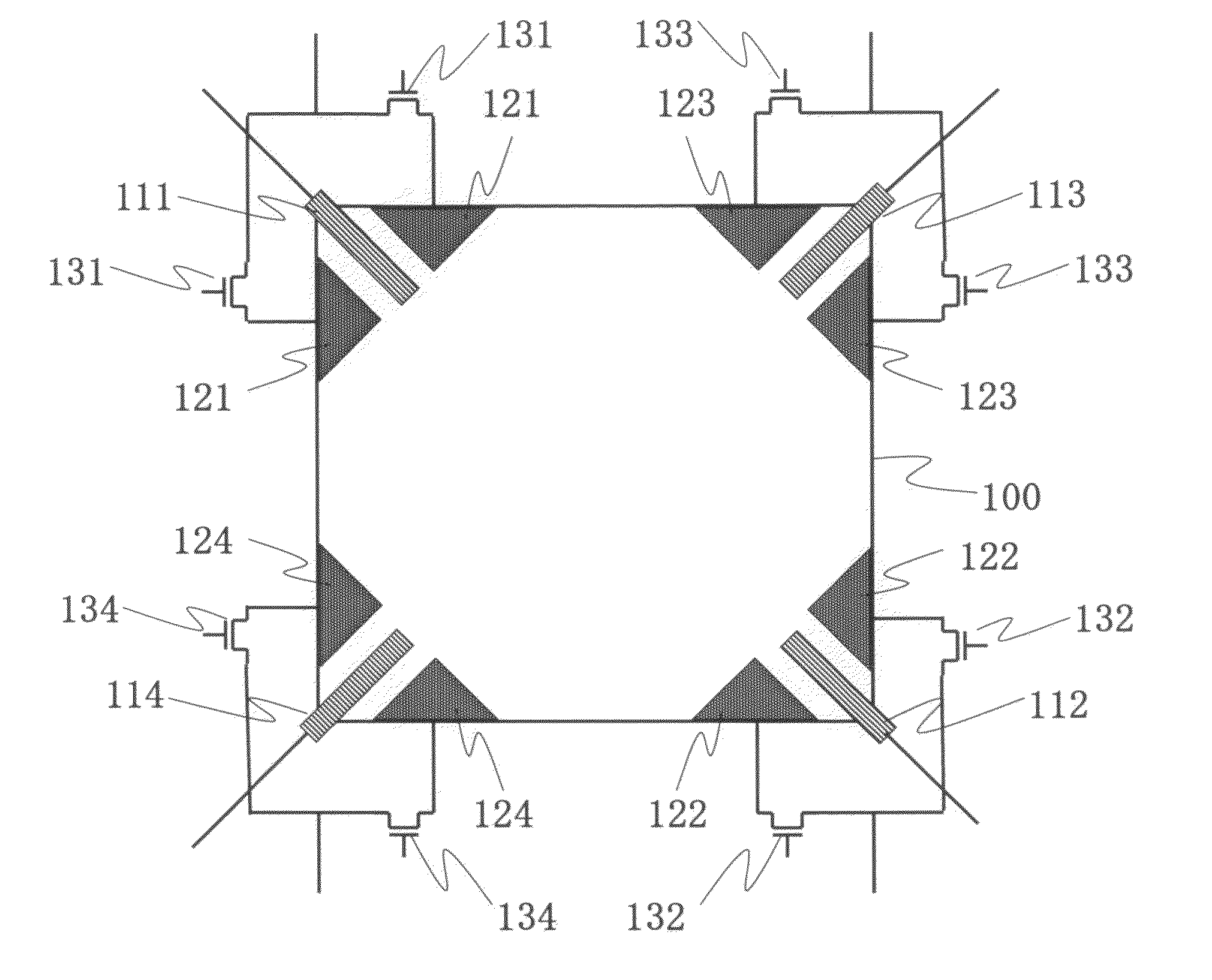 Hall sensor for eliminating offset voltage