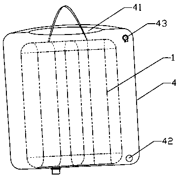 Flexible ureteroscope perfusion equipment having air pressure perfusion pump