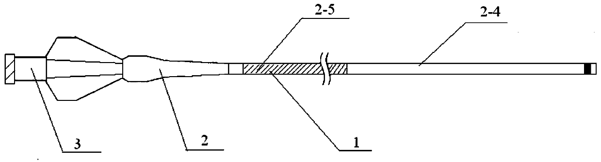 Microcatheter with head end capable of being eluted