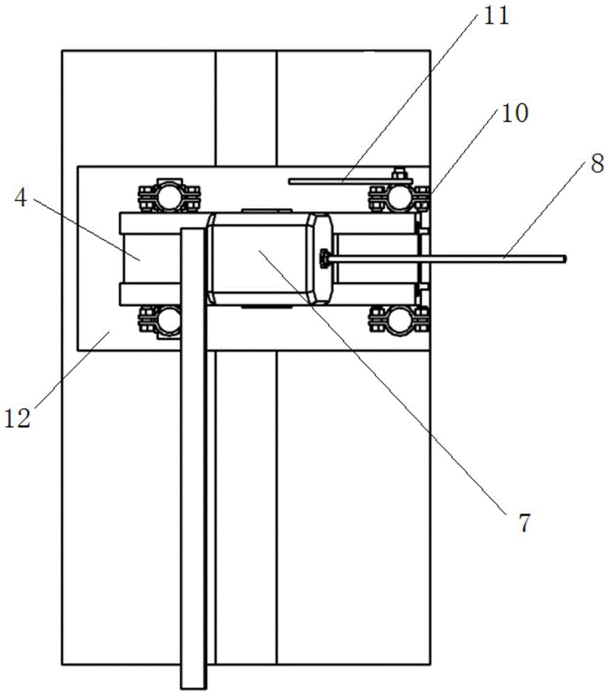 A three-way precise positioning similar simulation roadway micro-drilling rig