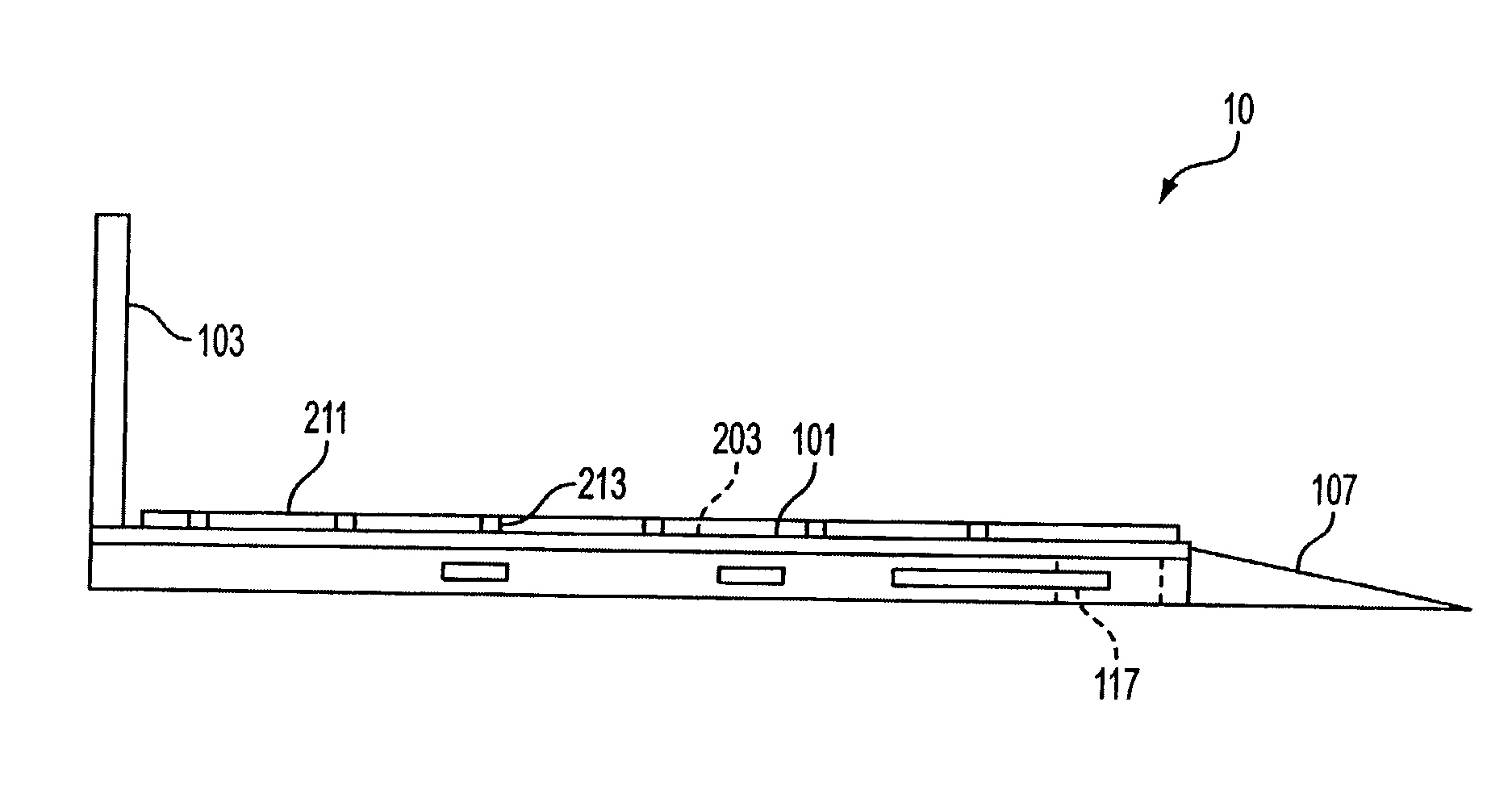 Truck platform for 463L pallets