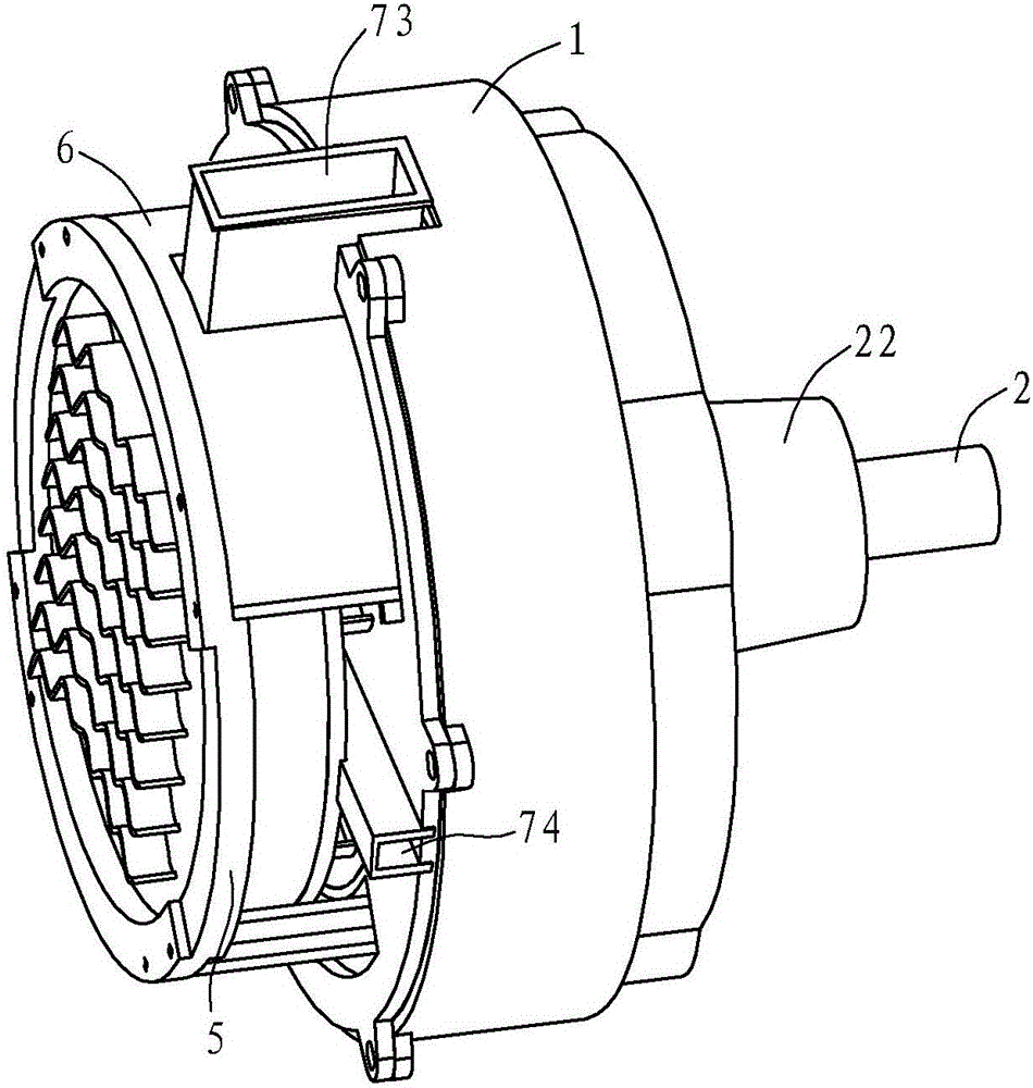 Vortex air compressor assembly