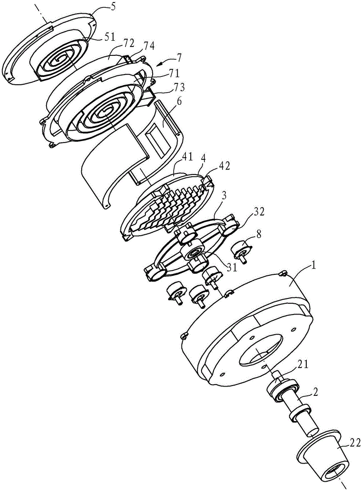 Vortex air compressor assembly