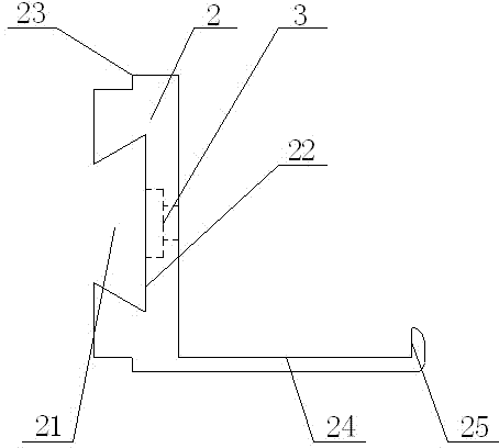 Panel furniture fast connecting piece