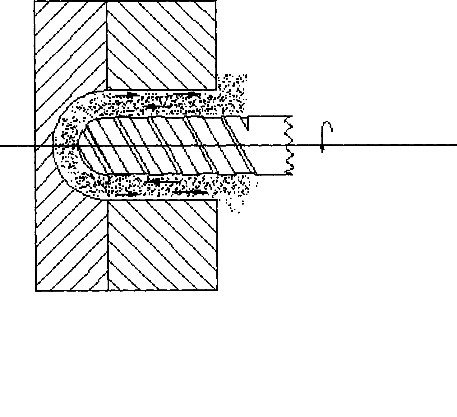 Pulsation axial flow blood pump