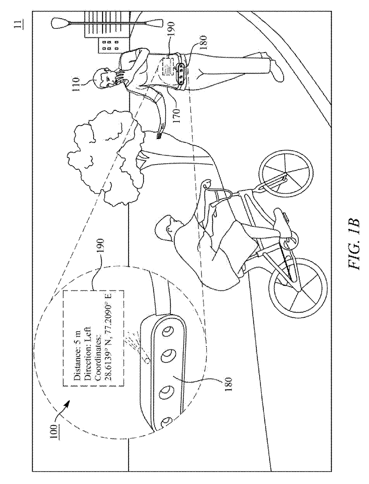 Portable electronic haptic vision device