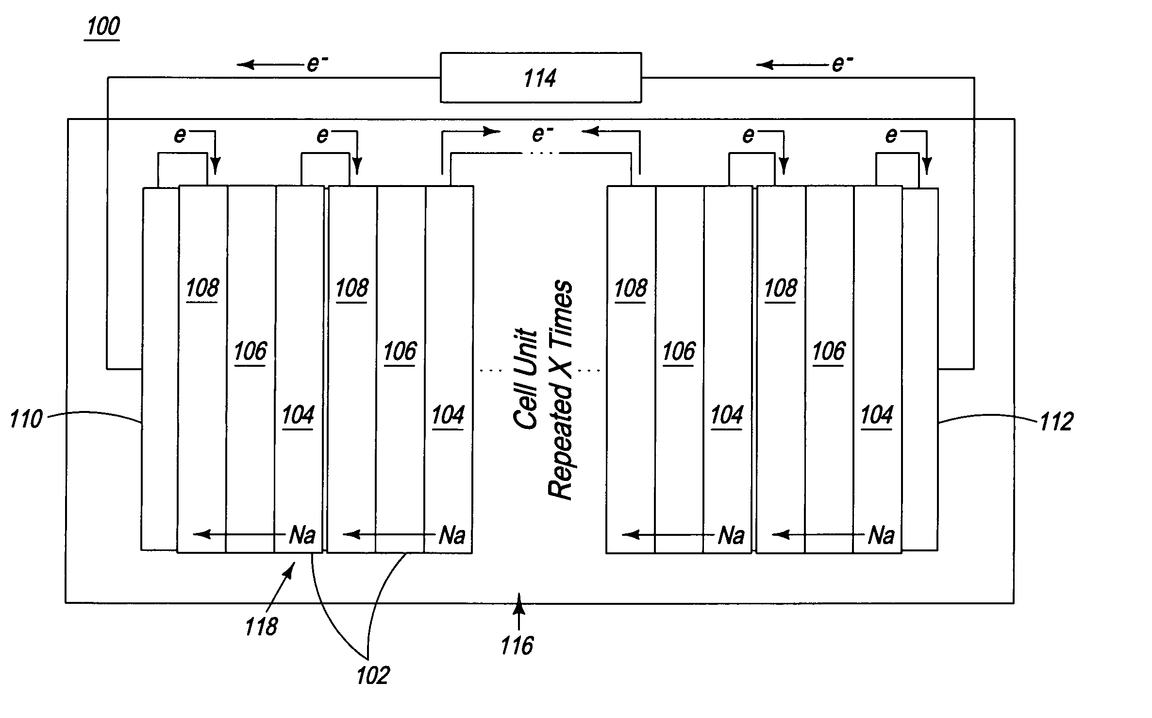 Apparatus and process for the production of metals in stacked electrolytic cells