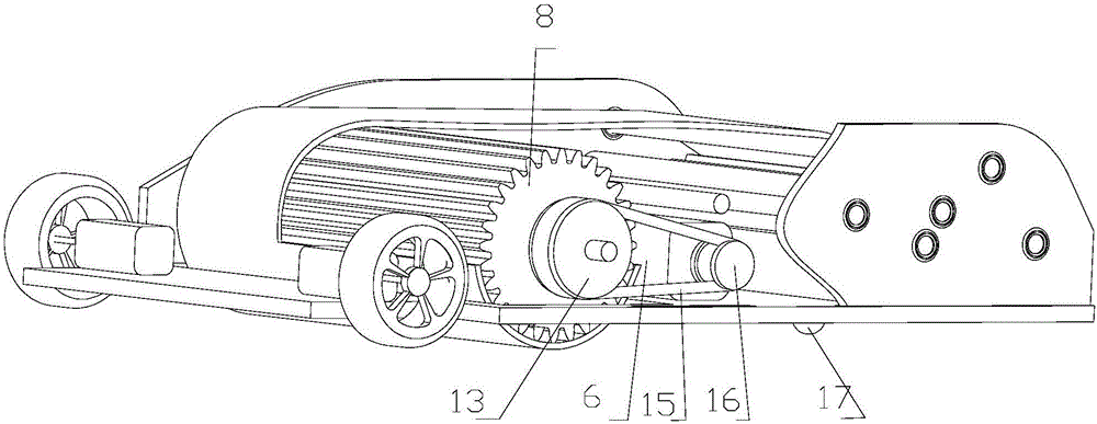 Circulating self-cleaning mopping machine