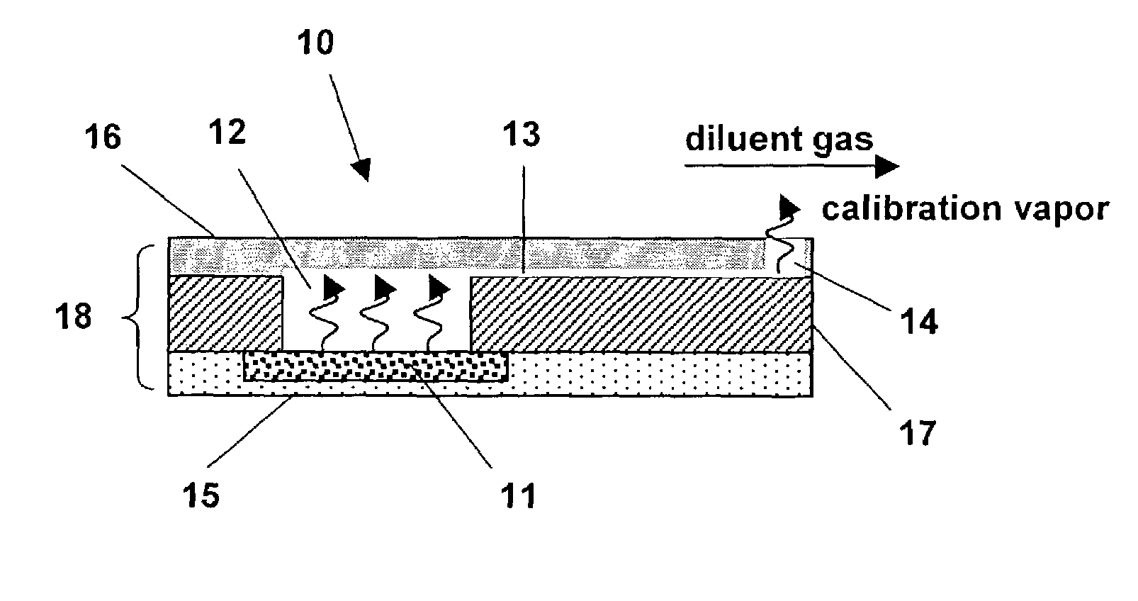 Microfabricated diffusion source