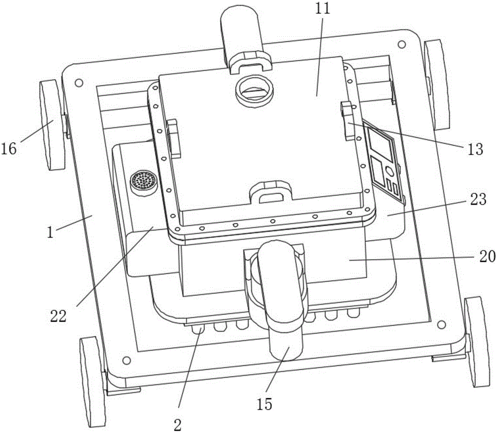 Integral in-situ mercury pollution repair device and repair method thereof