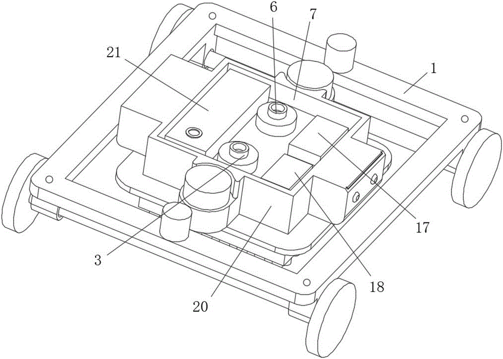 Integral in-situ mercury pollution repair device and repair method thereof