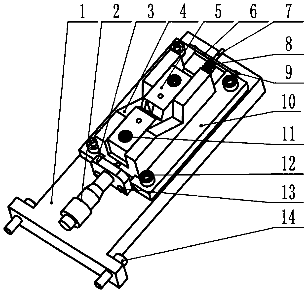 A precise and fast calibration device for stylus and its working method