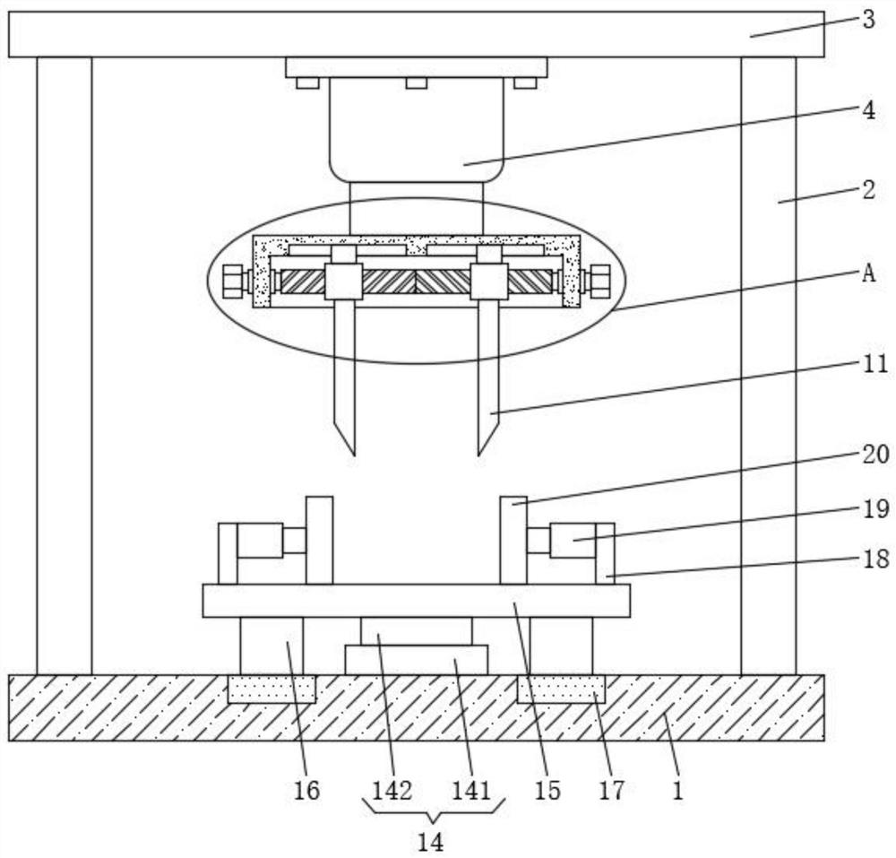 Cement removing device for brick recycling and using method thereof